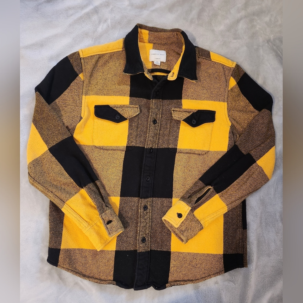 American Eagle Plaid Flannel Shirt